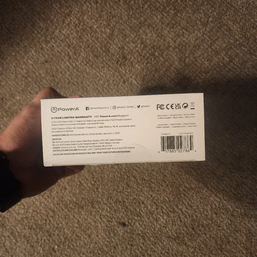 Pokémon Wireless Controller for Nintendo Switch - White Power A. - Picture 3 of 3